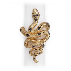 Snake Set of Four Gold Napkin Rings | Gracious Style Gold Napkin Rings, Gold Napkins, White Crystals, Metal Letters, Gold Snake, Luxury Gift Box, Gold Set, Gold Platinum, Dining Experience