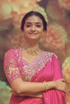 Keerthi Suresh Saree, Keerthy Suresh Saree, Trending Saree, Keerthi Suresh, Keerthy Suresh, Indian Wedding Outfit, Beauty Smile, Beauty Pictures, Actress Pics