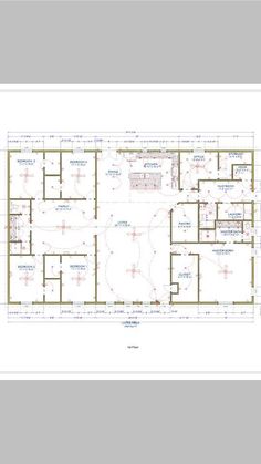 the floor plan for a two story house