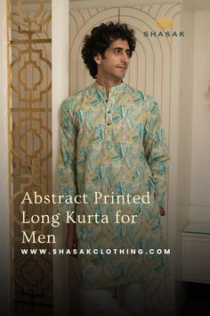 Get ready for your wedding with our stylish wedding kurta for men. This kurta combines traditional design with modern style, making you look great on your special day. Long Kurta For Men, Wedding Kurta, Wedding Kurta For Men, Kurta For Men, Stylish Wedding