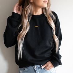 SHOP ALL OUR ROYALTY COLLECTION HERE! https://etsy.me/3HTebQX Inspired by the Royal family this chic quality embroidered sweatshirt looks adorable on. This is a bestseller for a reason. Relaxed, tailored and ultra-comfortable, you'll love the way you look in this durable, reliable classic. 100% pre-shrunk cotton (heather gray color is 90% cotton/10% polyester, light heather gray is 98% cotton/2% polyester, heather black is 50% cotton/50% polyester) | Fabric Weight: 5.0 oz (mid-weight) Double-stitched seams at shoulder, sleeve, collar and waist Imported; processed and printed in the U.S.A. Coffee Graphic Tee, Mama Sweater, Womens Sweatshirts, Future Mrs, Mama Shirts, Gifts For Bookworms, Mama Sweatshirt, Club Shirts, Fitted Sweater