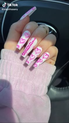 2000s Birthday Nails, Bratz Theme Nails, 1999 Nails, Chicano Nails, Long Acrylic Nail Designs, Drip Nails, Baddie Nails, Cute Acrylic Nail Designs, Glow Nails