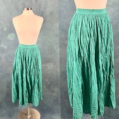 Vintage 80's Teal Maxi Gonna Hippie Boho Gonna Taglia | Etsy Italia Boho Skirt, Boho Skirts, Waist Measurement, Asheville Nc, Asheville, Teal Blue, Hippie Boho