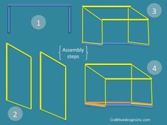 the steps to make a diy bookcase