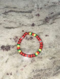 Wonderful Watermelon themed Bracelet made from Clay Beads. Red,black, white,green &yellow Clay Beads, White Green, Green Yellow, Bracelet Making, Watermelon, Jewelry Bracelets, Black And Red, Beaded Bracelets, Black White