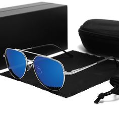 Elevate your eyewear game and shield your eyes from the sun's harmful rays with our Metal Frame Anti-UV Sunglasses. These sunglasses are the epitome of timeless style and essential eye protection. The metal frame design offers a sleek, minimalist aesthetic that suits various fashion preferences. Blue Aviator Sunglasses With Uva Protection For Outdoor, Blue Anti-reflective Aviator Sunglasses, Blue Aviator Sunglasses With Uva Protection, Blue Aviator Sunglasses With Anti-reflective Coating For Outdoor, Modern Blue Aviator Sunglasses With Uv Protection, Modern Blue Aviator Sunglasses With Uva Protection, Classic Blue Aviator Sunglasses With Uv Protection, Blue Aviator Sunglasses With Mirrored Lenses, Modern Blue Aviator Sunglasses With Gradient Lenses