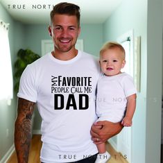 Explore our curated collection of unique Father's Day T-shirts on Etsy, celebrating the special dads in your life. Choose from a diverse range of designs that capture the essence of fatherhood. These SUPER FUN dad t-shirts are perfect for fathers day or any day! THESE SHIRTS HAVE THE OPTION OF CHANGING "DAD", "PAPA"  NAMES TO THE SHIRT                 **IN THE PERSONALIZED SECTION PLEASE ADD YOUR PREFERENCE** These t-shirts typically run true to size.  Please have a look at our sizing chart if y Father's Day Family Text Print T-shirt, Father's Day Family T-shirt With Text Print, Funny White T-shirt For Father's Day, Father's Day Text Print T-shirt, White T-shirt For Father's Day Gift, Father's Day Family Graphic Tee, Father's Day Family Matching T-shirt With Funny Text, Father's Day T-shirt With Funny Text, White T-shirt With Funny Text For Parenting