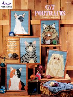 the cover of needlecraft magazine features cats and dogs