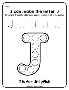 i can make the letter j worksheet for kids to practice their handwriting and writing skills