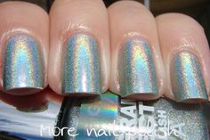 Layla Jade Groove. Fill line just below the top of the color label around the top. There's a mark on the sliver lid from polish remover, and a few spots of polish on the bottle; I didn't want to use remover on them. $6 Hologram Effect, Polish Remover, Finger Painting, Nail Bar