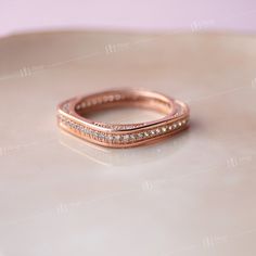 a close up of a ring on a table