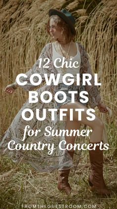 cowboy boots outfits for summer country concert Country Skirt Outfits Cowgirl, Country Concerts Outfits, Country Concert Outfit Black, White Cowboy Boots Outfit Concert, Cowgirl Skirt Outfits, Boots Outfit Concert, Concert Outfit Skirt, Cowboy Boot Outfits Summer, Summer Cowboy Boots Outfit