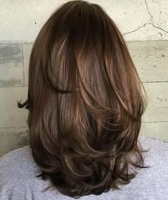 Thick Hair Cuts, Medium Layered Haircuts, Medium Length Hair With Layers, Layered Hairstyles, Wavy Hairstyles, Funky Hairstyles, Haircut Styles, Girl Haircuts, Haircuts For Medium Hair