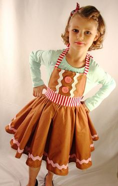 Christmas Aprons Ideas, Kids Christmas Gifts, Gingerbread Party, Christmas Apron, Childrens Aprons, Christmas Parade