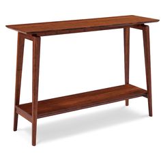 Greenington Modern Bamboo Antares Console Table GNA001E-Minimal & Modern Moso Bamboo, Bamboo Shades, Bamboo Furniture, Wood Console Table, Table Display, Wood Console, Sofa Tables, Red Oak, Simple Elegance