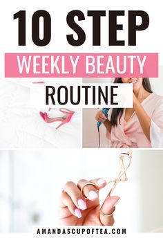 weekly beauty routine Weekly Beauty Routine, Beauty Maintenance Routine, Look Good Everyday, Morning Makeup, Routine Checklist