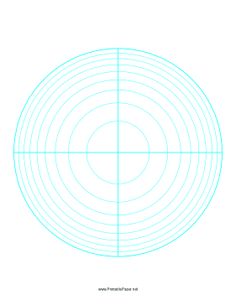 an image of a circle with lines in the middle and one line at the center