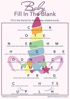 the fill in the blank game for children to play with their names and numbers, including letters