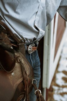 The Rope Edge Jackson is an instant classic! This four-piece Jackson style buckle shape is fully hand-engraved with our traditional pattern and finished with a hand-twisted sterling rope edge. Designed to fit a 1" belt width. Pictured with the Russet Basket Weave Belt. Pair your genuine sterling silver Vogt Buckle set with one of our top grain, hand tooled belts. See our full belt collection. Buckles sold separately, meaning without keepers and tip, at approx. 50% off listed price. Please contac Tooled Belts, Belt Collection, Western Belt Buckles, Western Belt, Tool Belt, Traditional Pattern, Woven Belt, Western Belts, Basket Weave