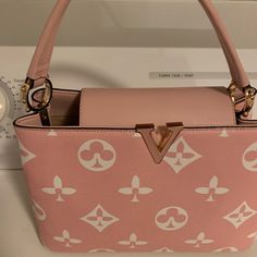 Detail Is Gorgeous. Purchased From Boutique. Pockets Galore. 6 Separate Storage Options. Strap-Still In Plastic!! Never Used Pink Wishlist, Pink Purses, Girly Items, Pink Items, Pink Lifestyle, Pink Stuff, Girly Bags, Pink Handbags, Pink Purse