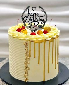 Birthday cake Cake Designs For Adults, Step Cakes For Birthday, Simple Cake Design For A Lady, Cake Designs For Ladies, Ladies Birthday Cake Ideas, Simple Cake Designs Birthday Women, Birthday Cakes For Ladies, Cake Samples