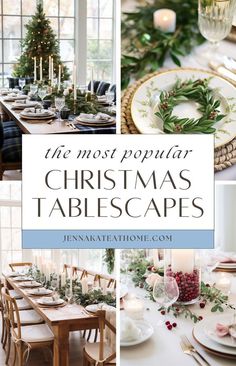 Fancy Table Settings Decor, Holiday Center Piece Ideas, Xmas Table Settings Ideas Simple, Christmas Dining Table Modern, Christmas Table Decor For Large Groups, Christmas Table Decor Farmhouse, Christmas Tablescapes With Trees, Christmas Table Decorations Minimalist, Xmas Table Centerpiece