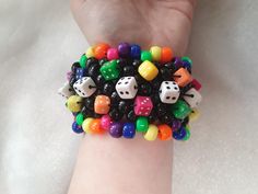 World Of Wearable Art, Marbles Crafts, Stitch Bracelet, X Stitch, Kandi Patterns