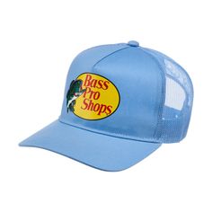 The original air-conditioned cap for the outdoor adventurer! This Bass Pro Shops� Mesh Trucker Cap will keep you cool and comfortable whether you're fishing, boating, mowing the lawn, or just relaxing! Made from 100% polyester with a mesh back for breathability, this fishing hat features a screen-printed Bass Pro Shops logo on the front and is a sharp-looking addition to your hat collection. Imported.    100% polyester;    Cool and comfortable design ;    Mesh back for better breathability;    S Bass Pro Shop Hat, Mowing The Lawn, Bass Pro Shop, Hat Collection, Fishing Hat, Mesh Cap, Comfortable Design, Kurt Geiger, Shop Logo