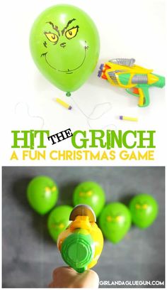 A fun Christmas game for kids classroom party Easy Christmas Games, Christmas Games To Play, Christmas Party Games For Kids, Games For Kids Classroom, School Christmas Party, Grinch Christmas Party, Le Grinch, Grinch Party, Grinch Christmas Decorations