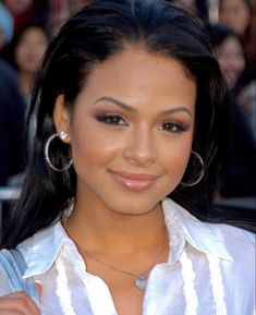 Rihanna Early 2000s Makeup, 2007 Makeup Black Women, Janet Jackson Damita Jo Era, Light 90s Makeup, Christina Milan Early 2000s, 90a Makeup, 90s Black Hair Magazine, 90s Fine Aesthetic, Christiana Milan