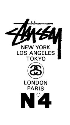 an advertisement for the new york los angeles to tokyo and london paris no 4 in black and white