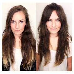 Dunner Wordend Haar, Long Hair With Bangs, Long Faces, Zooey Deschanel, Long Layered Hair, Victoria Secrets, Trending Hairstyles, Haircuts For Long Hair, Hair Envy