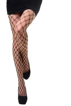 This classic pattern adds a sophisticated flair to your look. Created with smooth, stretchy material, these fishnet tights ensure ultimate comfort for extended wear.• Comfortable• Soft• Stretchy• Full length• DurableCare: Hand wash in warm water using mild soap. Do not bleach. Drip dry in shade. Do not tumble dry. Do not iron. High Stretch Fishnet Tights, Chic Fishnet Thigh-high Hosiery, Chic Fishnet Thigh High Hosiery, Chic Black Fishnet Hosiery, Chic Thigh High Fishnet Hosiery, Elegant Fitted Mesh Hosiery, Stretch Mesh Hosiery For Fall, Fall Mesh Stretch Tights, Stretch Fishnet Legwear For Fall