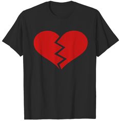 Valentine's Day Graphic Print Short Sleeve T-shirt, Trendy Heart Graphic T-shirt For Valentine's Day, Trendy Valentine's Day T-shirt With Heart Graphic, Trendy Valentine's Day T-shirt With Heart Print, Red Heart Graphic T-shirt For Streetwear, Casual Red T-shirt For Valentine's Day, Heart-shaped Graphic Print T-shirt For Streetwear, Valentine's Day Shirt With Heart Graphic, Casual Valentine's Day T-shirt With Heart Graphic