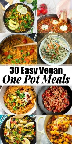 30 easy vegan one pot meals