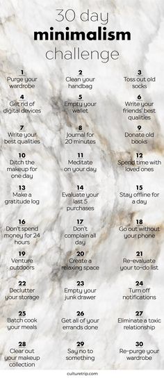 30 Day Minimalism Challenge Minimalist Challenge, Gibbs Rules, Minimalism Challenge, Minimalist Lifestyle, 30 Day Challenge, Minimalist Living, Less Is More, Simple Living, The Words