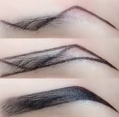 Eyebrow Makeup Techniques, Makeup Contouring, Membentuk Alis, Eyebrow Makeup Tutorial, Mekap Mata, Eyebrow Makeup Tips, Beauty Makeup Tutorial, Makeup Tutorial Eyeliner