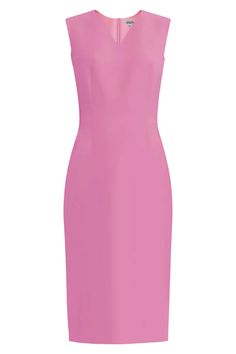 Kateri High Quality V-Neck Sheath Dress - Many Colors – Caeli Couture V Neck Sheath Dress, Straight Dress Styles, Light Coral Dress, Cocomelon Toys, Lilac Dresses, Stylish Workwear, High Neck Long Dress, Looks Kate Middleton, Courthouse Wedding Dress