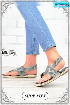 Snake Print Flip Flop Sandals Printed Flip Flops, Espadrille Sandals, Top Round, Open Top, Summer Colors, Snake Print, Flip Flop, Flip Flop Sandals, Types Of Shoes