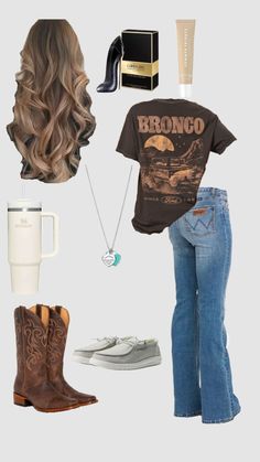 Outfit Country, Country Outfit, Boots Jeans