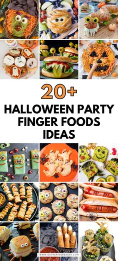 20 halloween party finger foods ideas