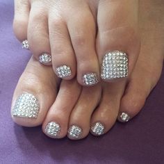 Fall Pedi, Red Toes, Toenail Art Designs, Pedi Ideas, Toenail Designs, Queen Nails, Rhinestone Projects, Toe Nail Designs