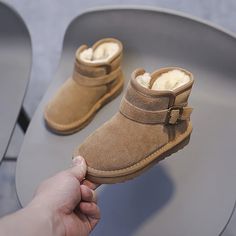 Baby Girls Boys Snow Boots Autumn Winter Children Cotton-padded Shoes Warm Plush Anti-Slippery Kids Ankle Boots, Boys Winter Boots, Boys Snow Boots, Leather Snow Boots, Warm Winter Boots, Cartoon Shoes, Girls Snow Boots, Warm Snow Boots, Chic Shoes