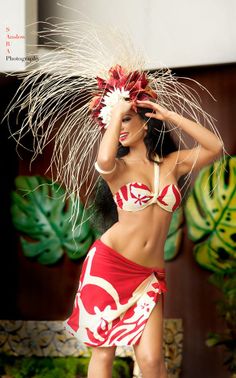 Cuerpasazo Hawaiian Head Piece, Hawaii Hula