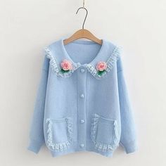 Home · KOSMUI · Online Store Powered by Storenvy Floral Lapel, Korean Fashion Chic, Cable Knit Pattern, Hipster Outfits, Korea Fashion, Knit Pattern, Cute Sweaters, Soft Girl, Strawberry Shortcake