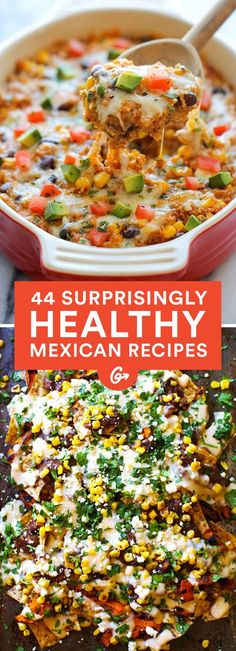 Enjoy all your favorite flavors without feeling like an over-stuffed burrito. #healthy #mexican #recipes Burrito Healthy, Graduations Ideas, Food Arrangement, Mexican Dinners, Latin Dishes, Cooking Items, Meatless Dishes, Healthy Mexican Recipes, Mexican Meals