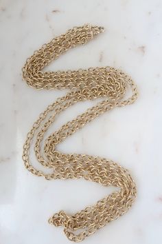 "Vintage Gold Multi-Strand Chain Necklace. Length: 36\" Vintage condition!  Back to the shop: https://www.etsy.com/shop/SusVintage?ref=hdr_shop_menu If you have any questions feel free to contact me. Thank you!!" Gold Heart Locket, Double Chain Necklace, Chain Necklace Gold, Heart Locket Necklace, Double Chain, Heart Locket, Lovely Jewellery, Multi Strand Necklace, Shell Necklaces