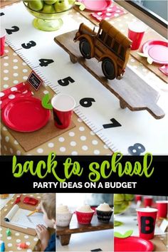 back to school party ideas on a budget