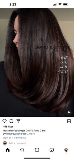 Brown Hair Formulas Chocolate, Rich Brunette Shades Eq Formula, Redkin Eq Shades Formulas Brown, Brown On Brown Highlights, Shades Eq Gloss Formulas, Chocolate Brown Redken Formulas, Shades Eq Brunette, Brunette Toner Shades, Chocolate Brown Hair Formula