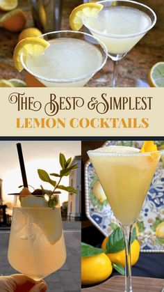 the best and most lemon cocktails